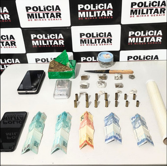 Homem é preso por tráfico de drogas e posse de munições em Santa Vitória