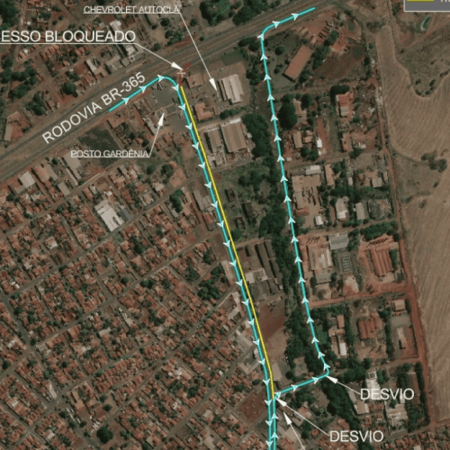 Ecovias realiza instalação de passarela no trevo de acesso à Ituiutaba