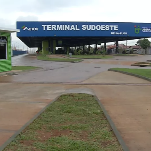 Adolescente autista de 14 anos dirige ônibus do transporte público de Uberaba por 5 km e só para após bater em carro