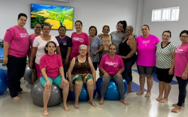 Gurinhatã realiza ação do Outubro Rosa com foco em hábitos saudáveis e qualidade de vida