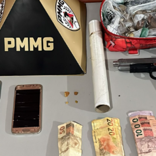 POLÍCIA MILITAR REALIZA A PRISÃO DE UM HOMEM E UMA MULHER POR TRÁFICO DE DROGAS EM ITUIUTABA