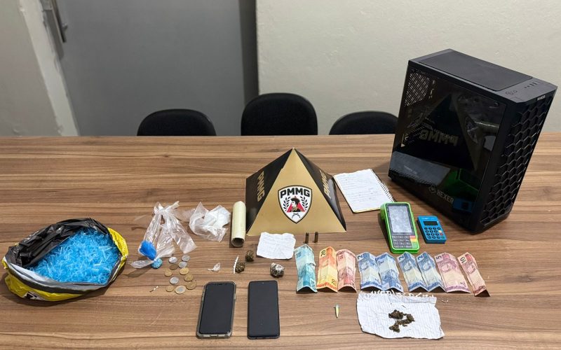 Polícia Militar prende dois suspeitos por tráfico de drogas em Centralina