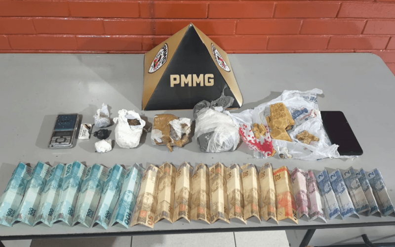 Homem é preso por tráfico de drogas e por mandado judicial no bairro Natal, em Ituiutaba