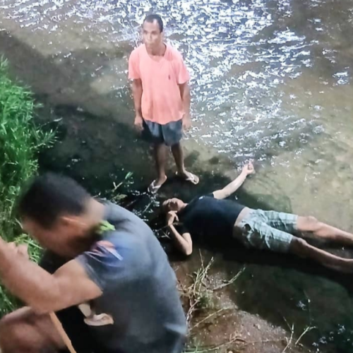 Homem é resgatado após cair de ponte ao tentar tirar selfie em Santa Vitória