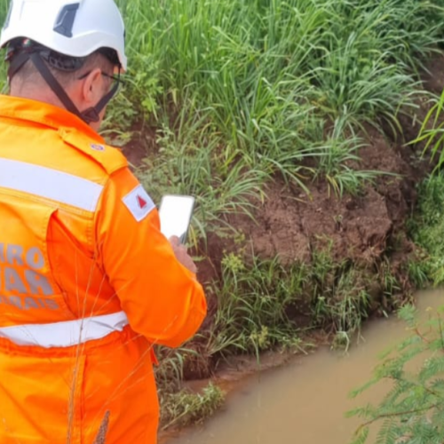Bombeiros realizam vistorias preventivas após fortes chuvas na MGC-154 e em Capinópolis