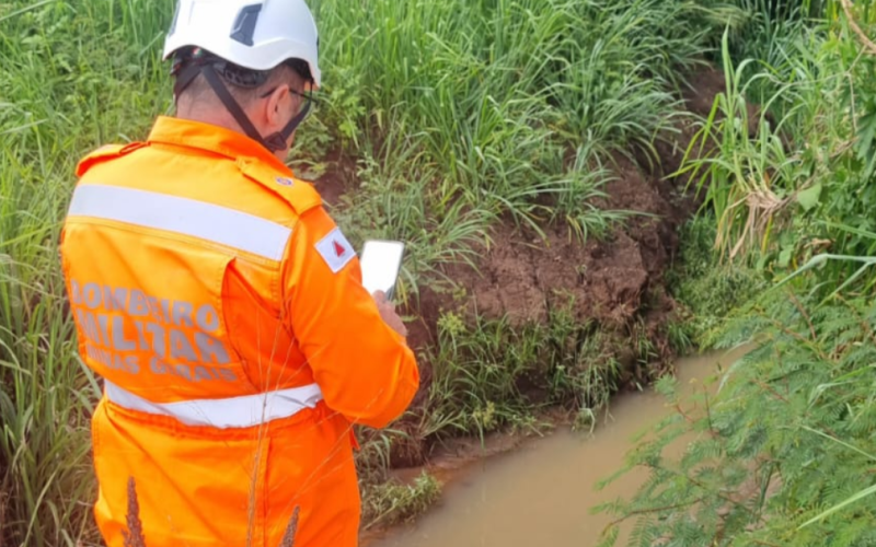 Bombeiros realizam vistorias preventivas após fortes chuvas na MGC-154 e em Capinópolis