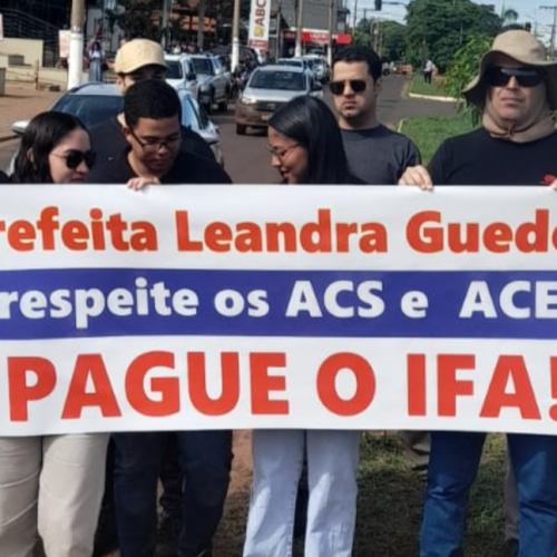 Manifestação por benefícios atrasados é impedida pela Prefeitura em agenda oficial do Governador em Ituiutaba