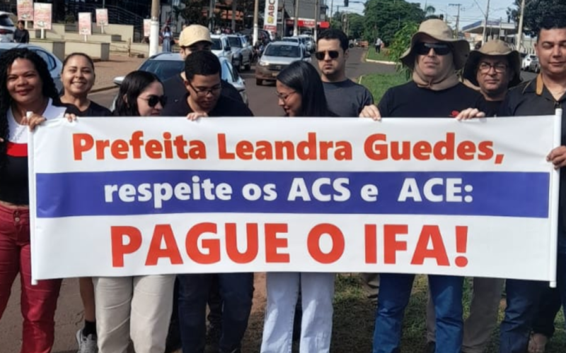 Manifestação por benefícios atrasados é impedida pela Prefeitura em agenda oficial do Governador em Ituiutaba